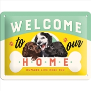 Buy Nostalgic-Art Small Sign Welcome Puppies 15x20x0.3cm