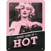 Buy Nostalgic-Art Small Sign Marilyn - Some like it Hot 15x20x0.3cm