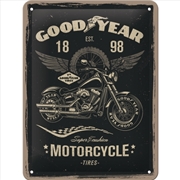 Buy Nostalgic-Art Small Sign Goodyear - Motorcycle 15x20x0.3cm