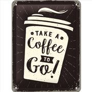 Buy Nostalgic-Art Small Sign Coffee To Go 15x20x0.3cm