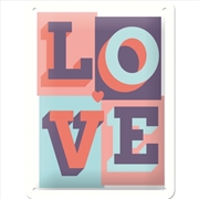 Buy Nostalgic-Art Small Sign LOVE 15x20x0.3cm