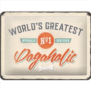 Buy Nostalgic-Art Small Sign Dogaholic 15x20x0.3cm