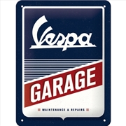 Buy Nostalgic-Art Small Sign Vespa Garage 15x20x0.3cm