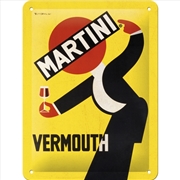 Buy Nostalgic-Art Small Sign Martini - Vermouth Waiter Yellow 15x20x0.3cm