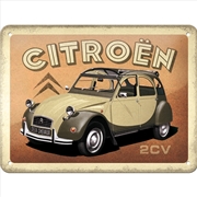 Buy Nostalgic-Art Small Sign Citroën 2cv 15x20x0.3cm