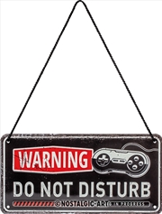 Buy Nostalgic-Art Hanging Sign Gaming - Do Not Disturb 20x10x0.2cm