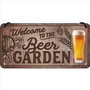 Buy Nostalgic-Art Hanging Sign Welcome To The Beer Garden 20x10x0.2cm