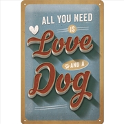 Buy Nostalgic-Art Medium Sign Love Dog 20x30x0.5cm