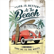 Buy Nostalgic-Art Medium Sign VW Bulli - Beach 20x30x0.5cm