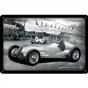 Buy Nostalgic-Art Medium Sign Mercedes Silver Arrow Racing 20x30x0.5cm