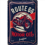 Buy Nostalgic-Art Medium Sign Route 66 Motor Oil 20x30x0.5cm