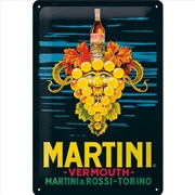 Buy Nostalgic-Art Medium Sign Martini - Vermouth Grapes 20x30x0.5cm