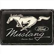 Buy Nostalgic-Art Medium Sign Ford Mustang Horse Logo 20x30x0.5cm