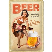 Buy Nostalgic-Art Medium Sign Beer Is Always A Good Idea 20x30x0.5cm