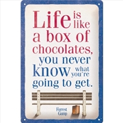 Buy Nostalgic-Art Medium Sign Forrest Gump Chocolate 20x30x0.5cm