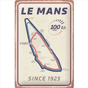 Buy Nostalgic-Art Medium Sign 24h Le Mans Circuit 100 Ans 20x30x0.5cm