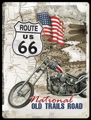 Buy Nostalgic-Art Large Sign Route 66 Easy Rider 30x40x0.5cm