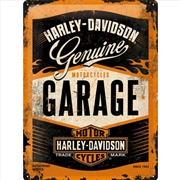Buy Nostalgic-Art Large Sign Harley Davidson Garage 30x40x0.5cm