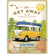Buy Nostalgic-Art Large Sign VW Bulli - Let's Get Away! 30x40x0.5cm