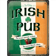 Buy Nostalgic-Art Large Sign Irish Pub 30x40x0.5cm