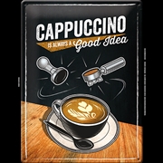 Buy Nostalgic-Art Large Sign Cappuccino Good Idea 30x40x0.5cm