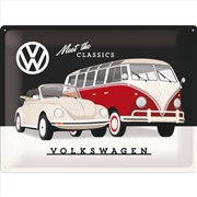 Buy Nostalgic-Art Large Sign VW - Meet the Classics 30x40x0.5cm