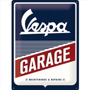 Buy Nostalgic-Art Large Sign Vespa Garage 30x40x0.5cm