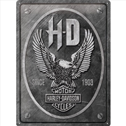 Buy Nostalgic-Art Large Sign Harley-Davidson Metal Eagle 30x40x0.5cm