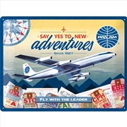 Buy Nostalgic-Art Large Sign Pan Am New Adventures 30x40x0.5cm