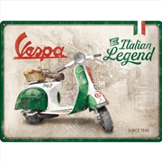 Buy Nostalgic-Art Large Sign Vespa - Italian Legend 30x40x0.5cm