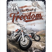 Buy Nostalgic-Art Large Sign Route 66 Freedom 30x40x0.5cm