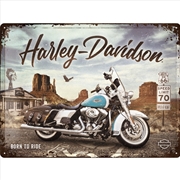 Buy Nostalgic-Art Large Sign Harley-Davidson Route 66 Road King Classic 30x40x0.5cm