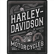 Buy Nostalgic-Art Large Sign Harley-Davidson Motorcycles Eagle 30x40x0.5cm