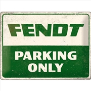 Buy Nostalgic-Art Large Sign Fendt Parking Only 30x40cm 30x40x0.5cm