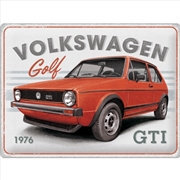 Buy Nostalgic-Art Large Sign VW Golf GTI 1976 30x40cm 30x40x0.5cm