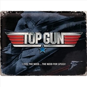 Buy Nostalgic-Art Large Sign Top Gun - The Need For Speed 30x40x0.5cm