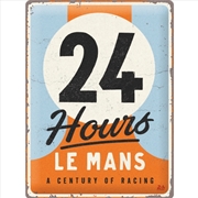 Buy Nostalgic-Art Large Sign 24h Le Mans A Century of Racing 30x40x0.5cm