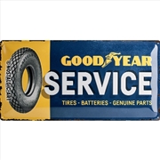 Buy Nostalgic-Art Long Sign Goodyear - Service 25x50x0.3cm