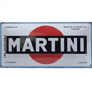 Buy Nostalgic-Art Long Sign Martini - Logo White 25x50x0.3cm