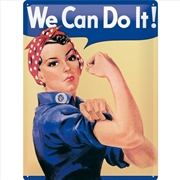 Buy Nostalgic-Art Large Sign We Can Do It 30x40x0.5cm