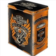 Buy Nostalgic-Art Tin Storage Box Large Harley-Davidson Wild at Heart 10x14x20cm
