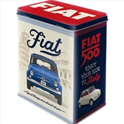 Buy Nostalgic-Art Tin Storage Box Large Fiat 500 10x14x20cm