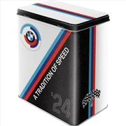 Buy Nostalgic-Art Tin Storage Box Large BMW Motorsport Tradition Of 10x14x20cm