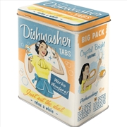 Buy Nostalgic-Art Tin Storage Box Large Dishwater Tabs 10x14x20cm