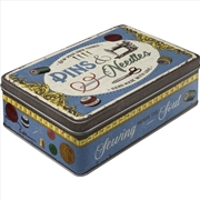 Buy Nostalgic-Art Flat Storage Tin Pins & Needles Sewing Box 23x16x7cm
