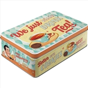 Buy Nostalgic-Art Flat Storage Tin Tea and Cookies Together 23x16x7cm