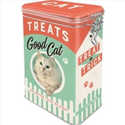 Buy Nostalgic-Art Clip Top Storage Tin Cat Treats 7.5x11x17.5cm