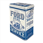 Buy Nostalgic-Art Clip Top Storage Tin Ford - Fuel & Service 7.5x11x17.5cm