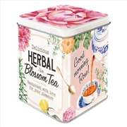 Buy Nostalgic-Art Tea Storage Tin Herbal Blossom Tea 7.5x7.5x9.5cm