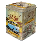 Buy Nostalgic-Art Tea Storage Tin VW Bulli - Let's Get Lost 7.5x7.5x9.5cm